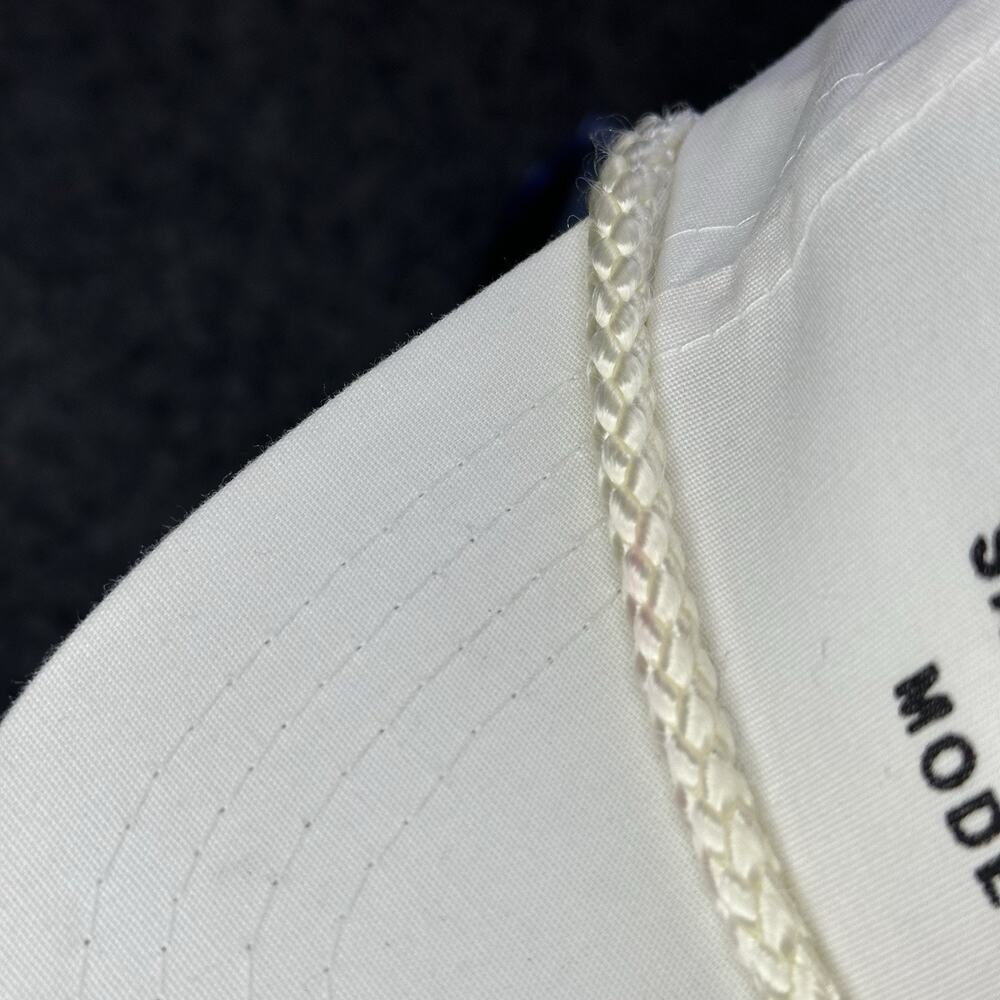 Vintage SafeTLite Trucker Rope Hat Cap White Sportcap (OSFA) Fabric Strapback. - Picture 7 of 9